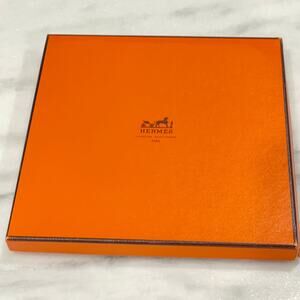 Hermes Scarf Gift Box Empty Orange Cardboard Paris France Storage FLAWED READ